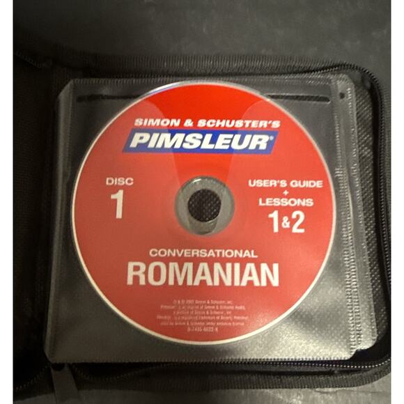 Simon & Schuster’s Pimsleur Conversational Romanian 16 Lessons 8 Audio CDs - Picture 2 of 7